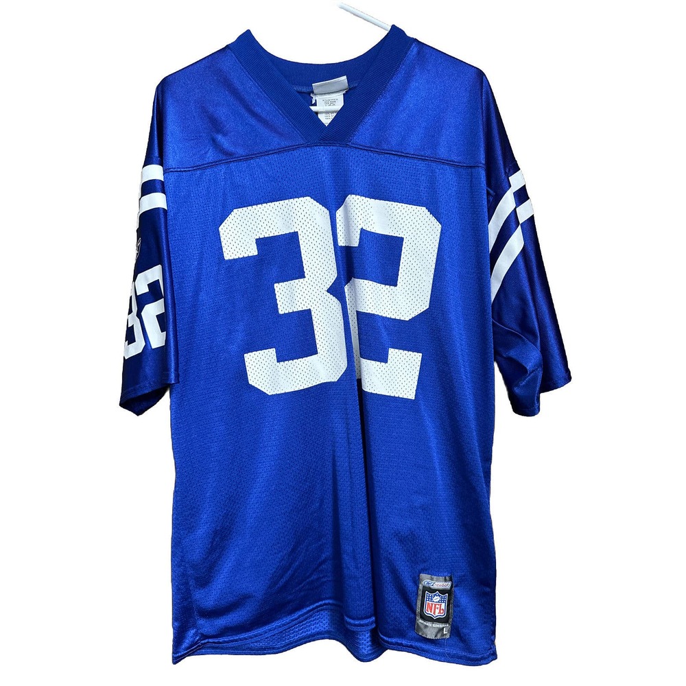 Reebok NFL Indianapolis Colts Jersey Mens Large Blue Edgerrin James #32